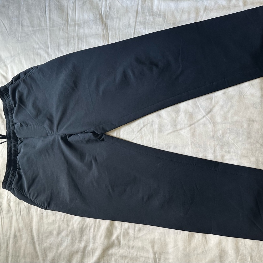Black Technical Joggers with Tapered Fit